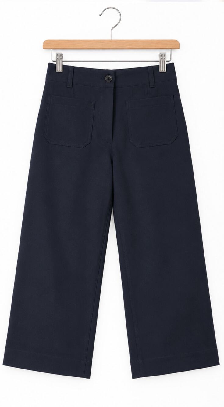 NWT Quince Cropped Trouser Pants Size 10
